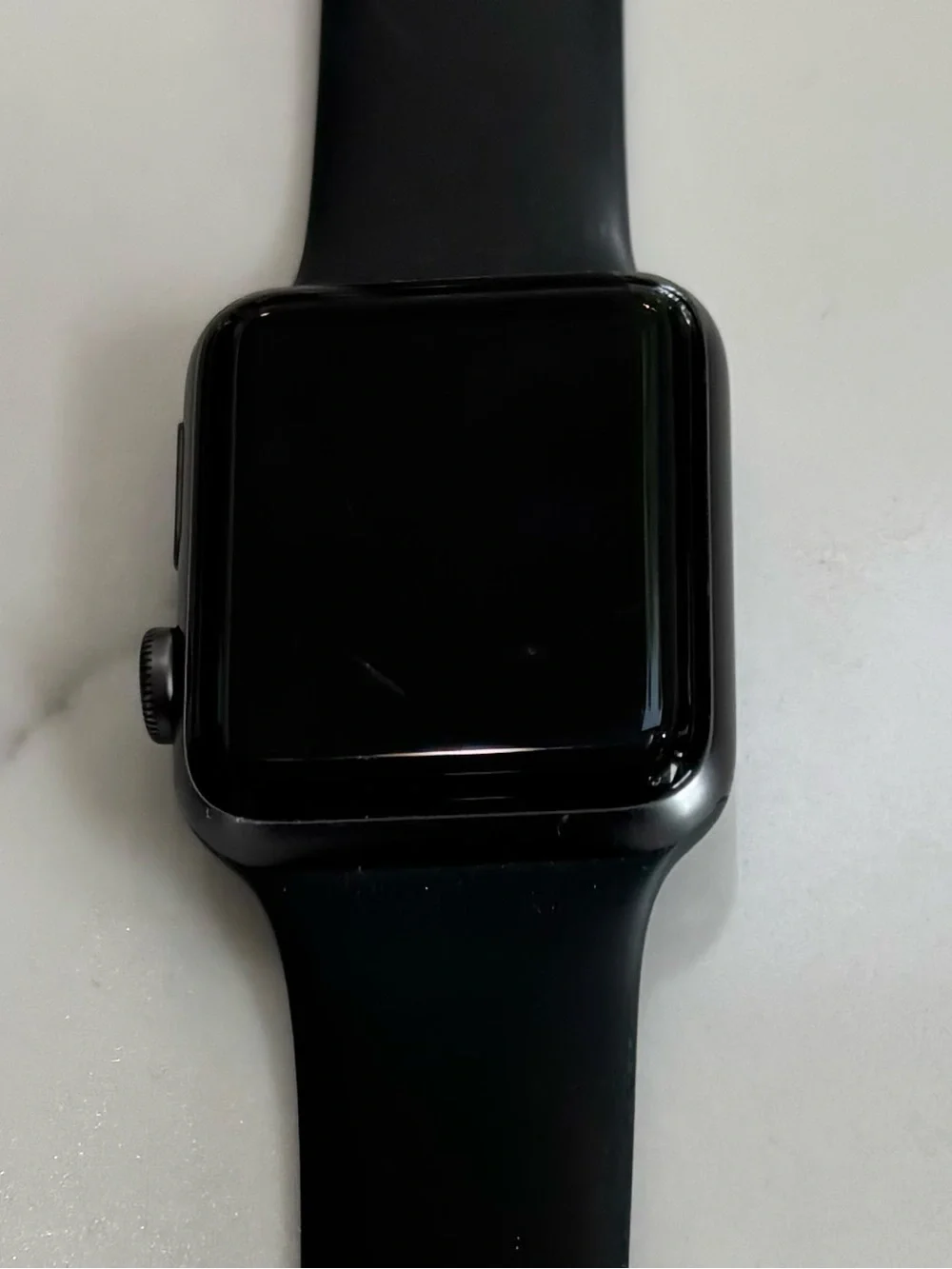42 MM Apple Black Smartwatch with Sport Band